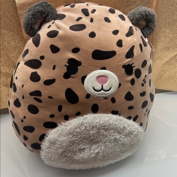 Squishmallows Other - Squishmallows Leopard Print Plush Toy